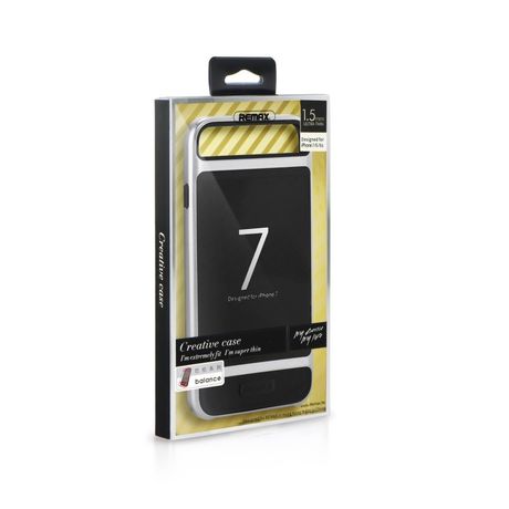 Coque TPU Noir / Argent iPhone 7 / 8