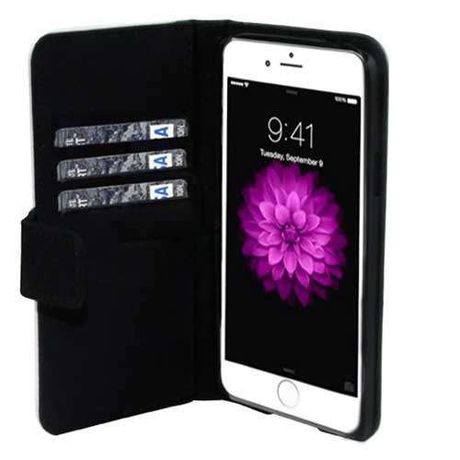 Coque Portefeuille Rabat / Magnet Noir iPhone 7 Plus / 8 Plus