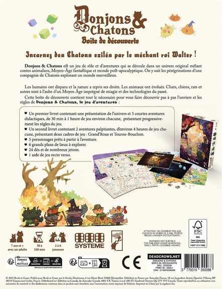 Donjons et Chatons : Boîte de découverte