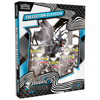 Pokémon : Portfolio (A4) et 5 boosters Foudre Noire
