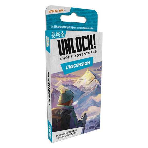 Asmodee Unlock! Short Adventures - A La Poursuite De Cabrakan - Gioco Di Carte Cooperativo
