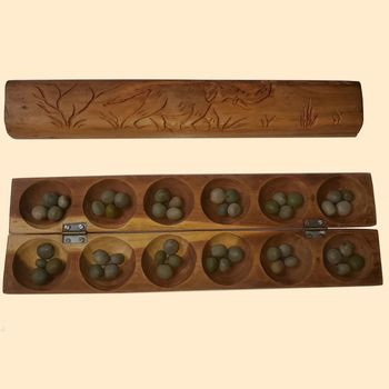 Gioco Awalé Alé – 145 Semi – Gioco Da Tavolo In Legno – Gribouille Import - Foto 3