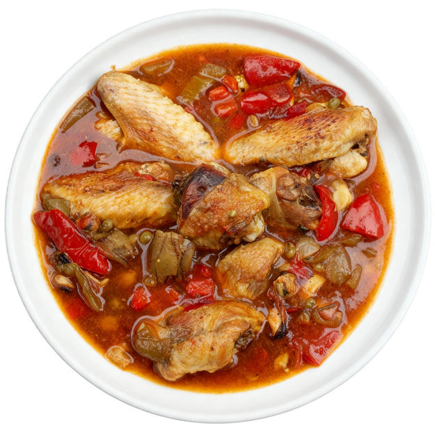 POULET A LA BASQUAISE - 350 gr - EN POCHETTE