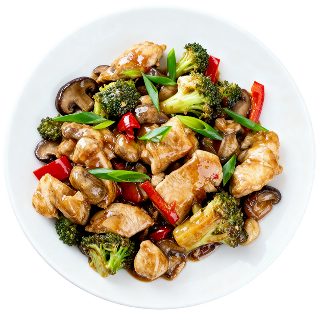 SAUTÉ DE VOLAILLE A L'ANGEVINE ET SES CHAMPIGNONS FORESTIERS AUX 2 RIZ - 400 GR - EN POCHETTE