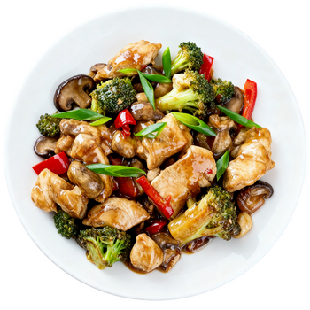 SAUTÉ DE VOLAILLE A L'ANGEVINE ET SES CHAMPIGNONS FORESTIERS AUX 2 RIZ - 400 GR - EN POCHETTE