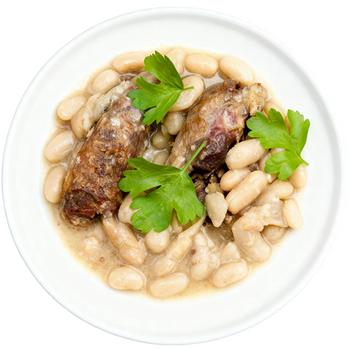 CASSOULET DE CONFIT DE CANARD - 650 GR - EN POCHETTE