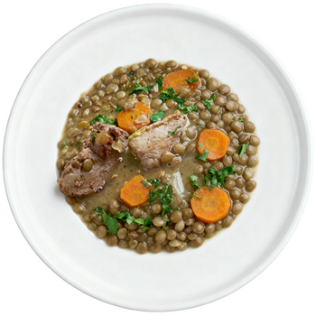 PETIT SALE AUX LENTILLES BELUGA - 400 GR - EN POCHETTE