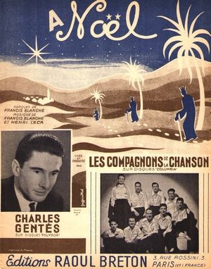 Partition Les Compagnons de la chanson À Noël-piano et chant- Partition Les Compagnons de la chanson À Noël-piano et chant-