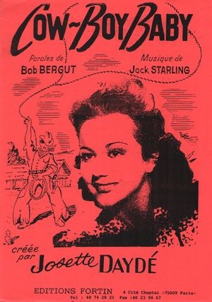 CowBoy Babypartition piano et chantJosette Daydé