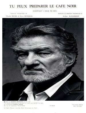 Partition Eddy Mitchell Tu Peux Preparer Le Cafe Noir Everyday I Have To Cry