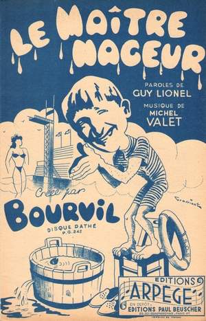 Partition BOURVIL Le maitre nageur