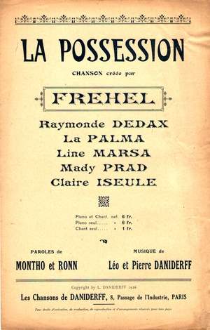 Partition FREHEL, Line MARSA, La PALMA La possession