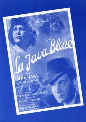 La Java Bleue Partition Frehel La java bleue-piano et chant-paroles-accords-