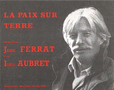 Partition Isabelle Aubret Jean Ferrat La Paix Sur Terre