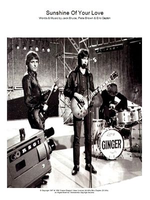 Partition CREAM Sunshine of your Love TAB