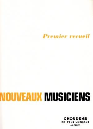 Partitions Lucette Descaves Nouveaux musiciens vol.1Choudens