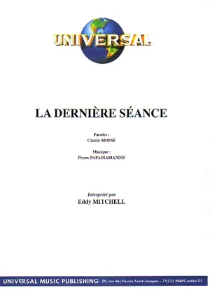 Partition Eddy Mitchell La Derniere Seance