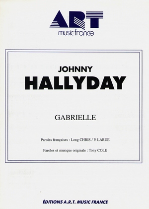 Partition Johnny Hallyday Gabrielle