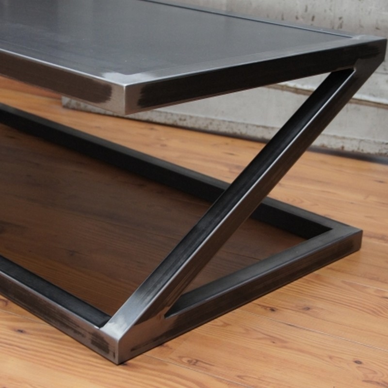 Table basse design acier » Voyage - Carte - Plan