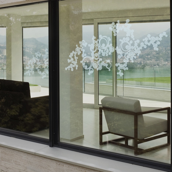 stickers  vitre  Volute nuage depoli Stickers  design  stickers  vitre  Volute nuage depoli Stickers  design