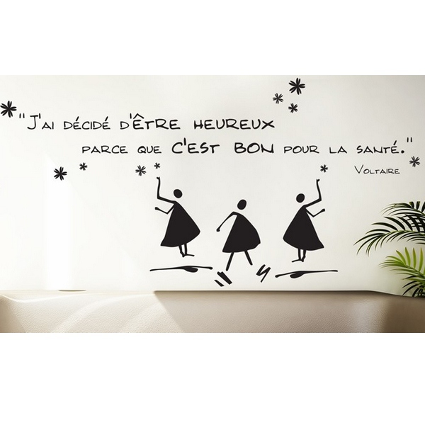Sticker Mural Citation Bonheur Sticker Citation Sticker Mural Citation Bonheur Sticker Citation