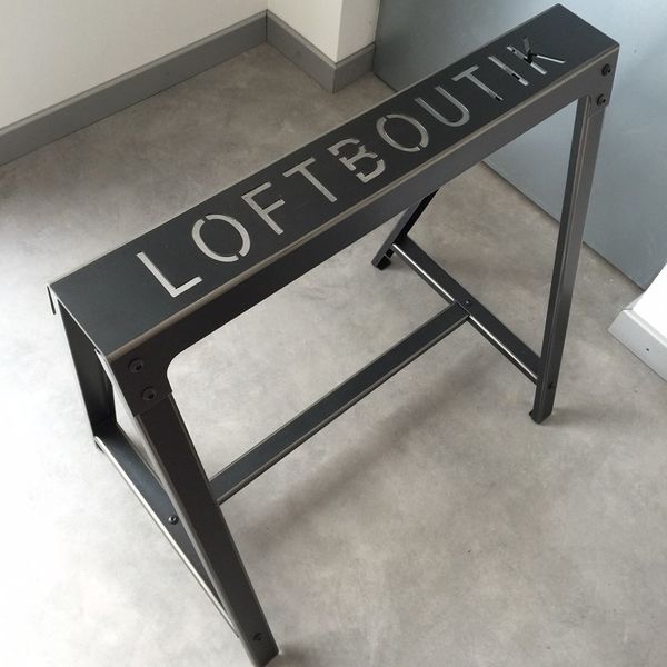 Treteau Metal Brut Loftboutik Treteau Design Treteau Metal Treteau Metal Brut Loftboutik Treteau Design Treteau Metal