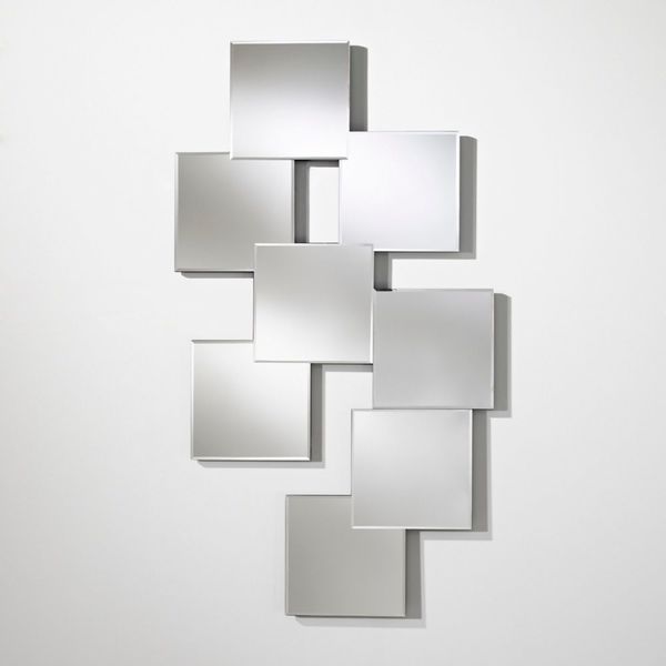 DIVINA VITAE - Lot De 8 Miroirs Acrylique 15x10 Cm - Souples, Incassables, Autocollants - Pour DIY, Décoration, Salle De Bain