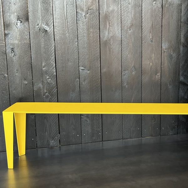 Bancs Salle à Manger 2 Pièces Style Industriel - Noir/brun, 108 Cm, Gain De Place Sous Table
