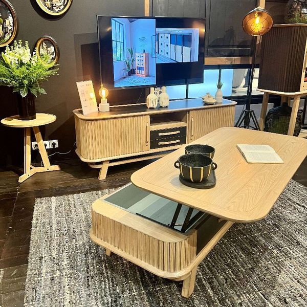 Table basse relevable pas cher et extensible Table basse relevable pas cher et extensible