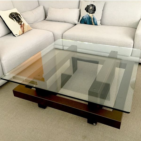 Table basse industrielle fer