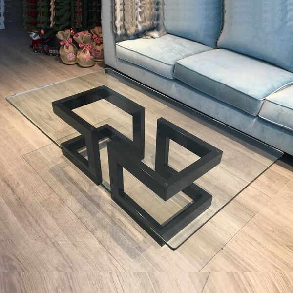 table basse verre design