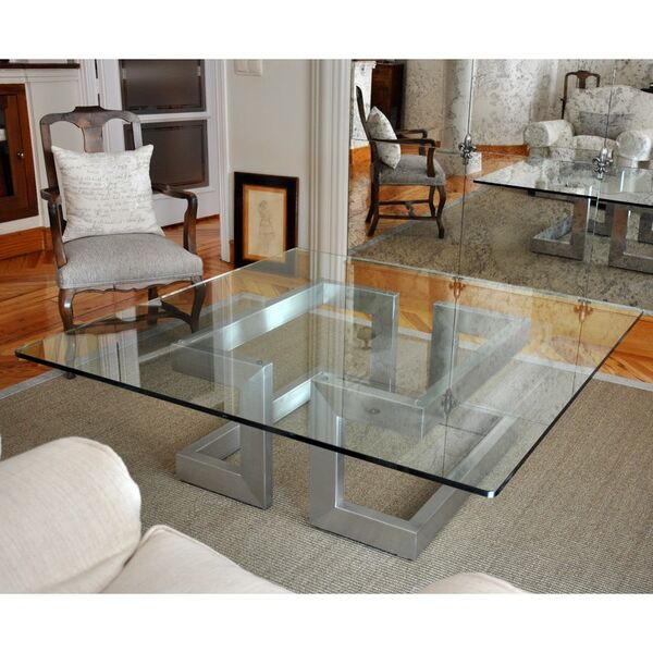 table basse verre design