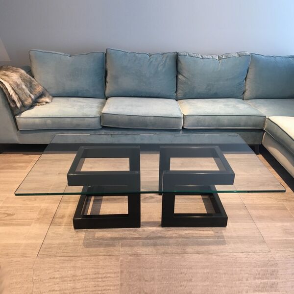 table basse verre design