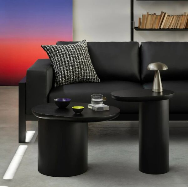 Table basse noire