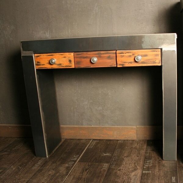 console d'entrée design avec tiroir