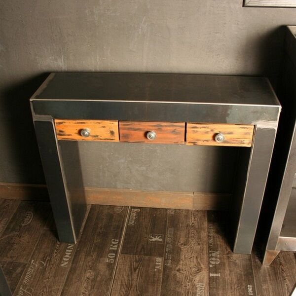 console d'entrée design avec tiroir