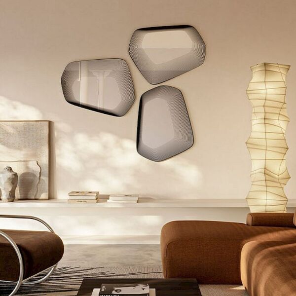 miroir mural noir