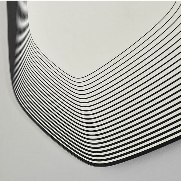 miroir mural noir