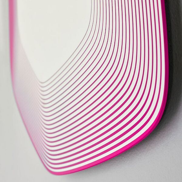 miroir rose