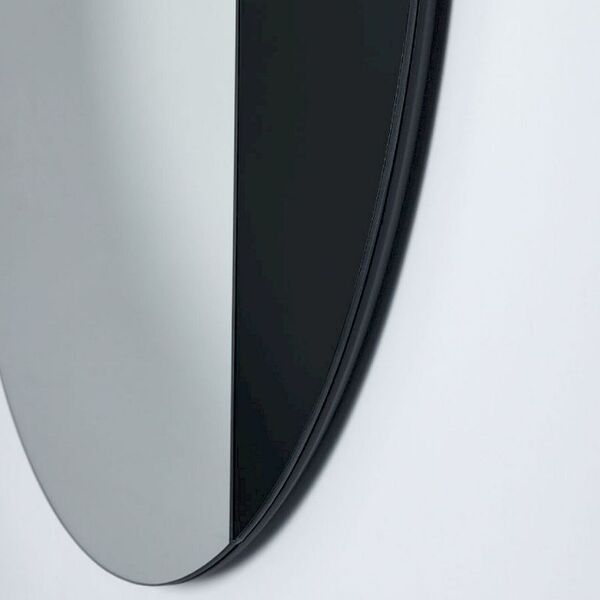 Miroir rond noir salle de bain