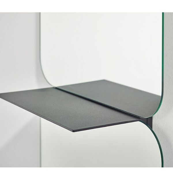 grand miroir avec étagère