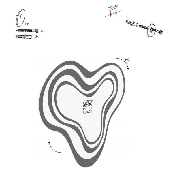 Grand miroir moderne