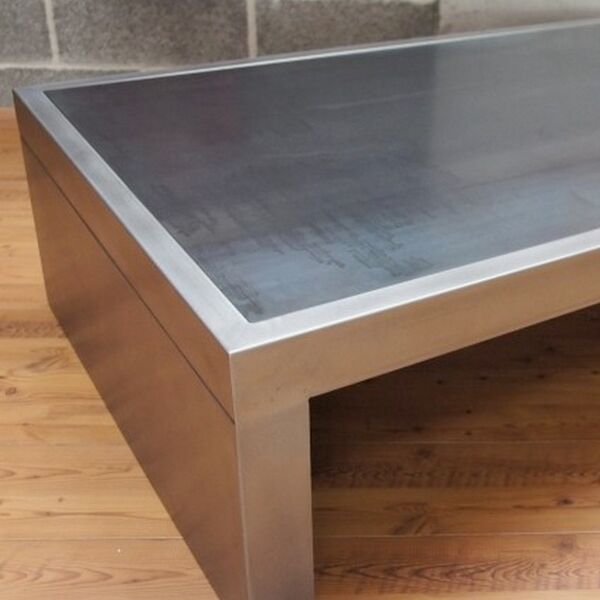table basse style industriel