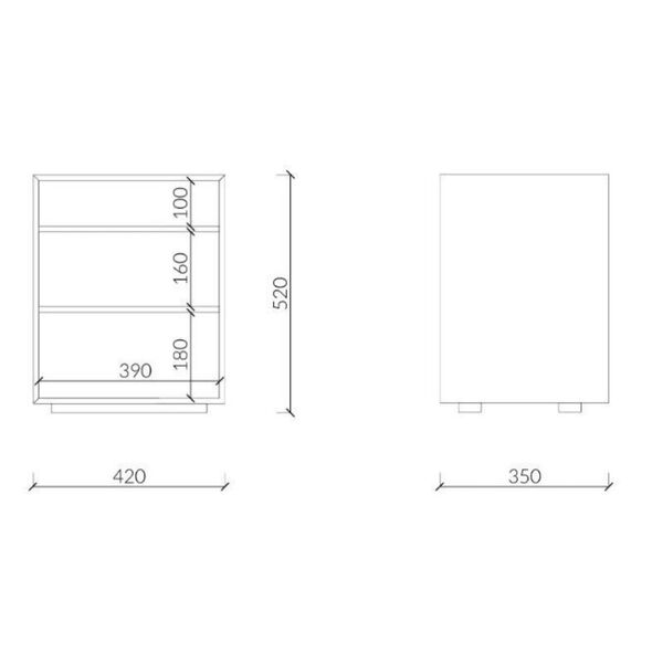 Table de chevet scandinave