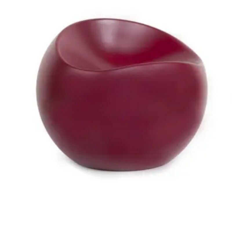 Sitting Ball Alfa Bordeaux 65 Cm - Ballon Siège Ergonomique Avec Housse Amovible Lavable