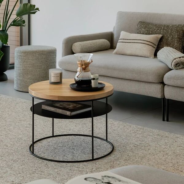 Table d’appoint Cercle étagère