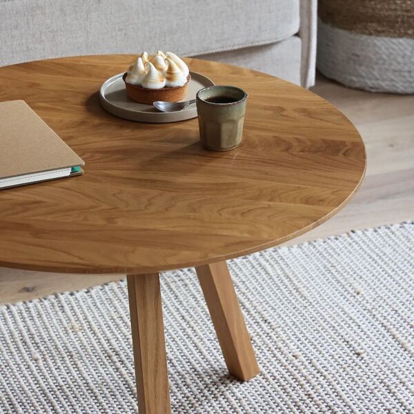 Set de 2 tables basses bois