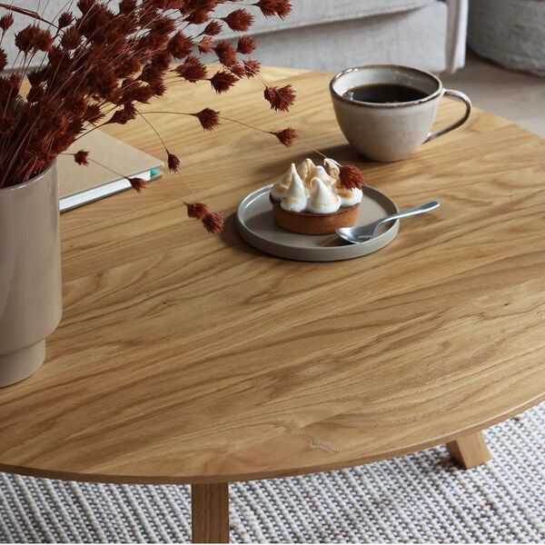 Table basse design chêne