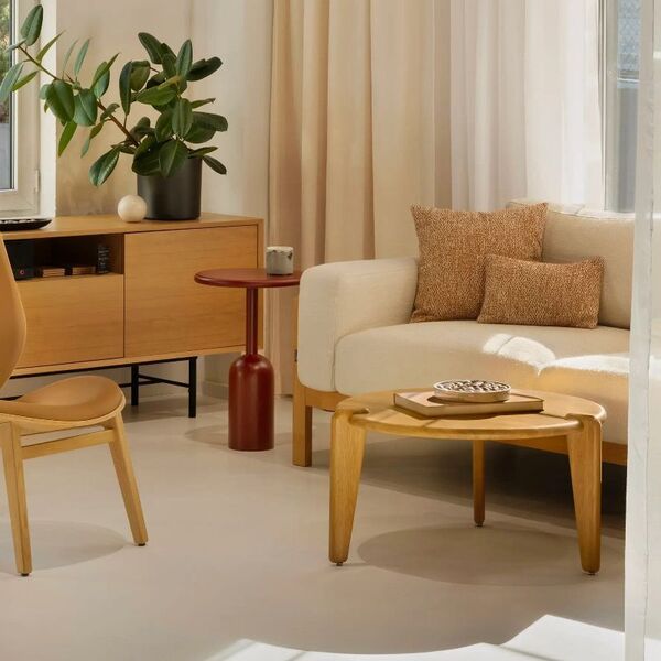 Table chevet bois design