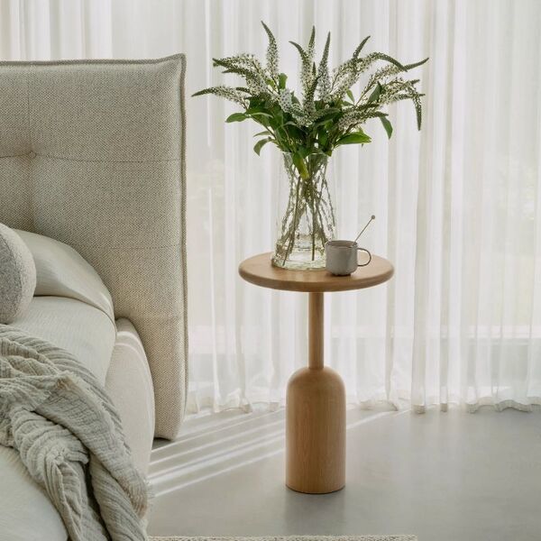 Table de chevet noire